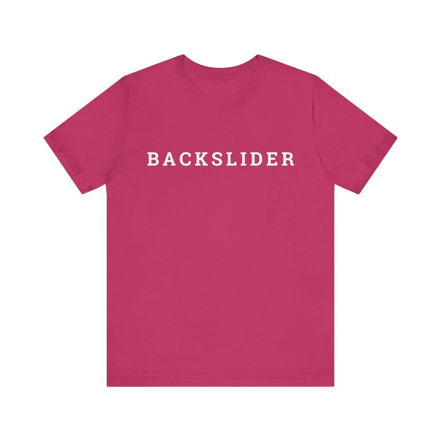 Backslider Unisex Jersey Short Sleeve Tee