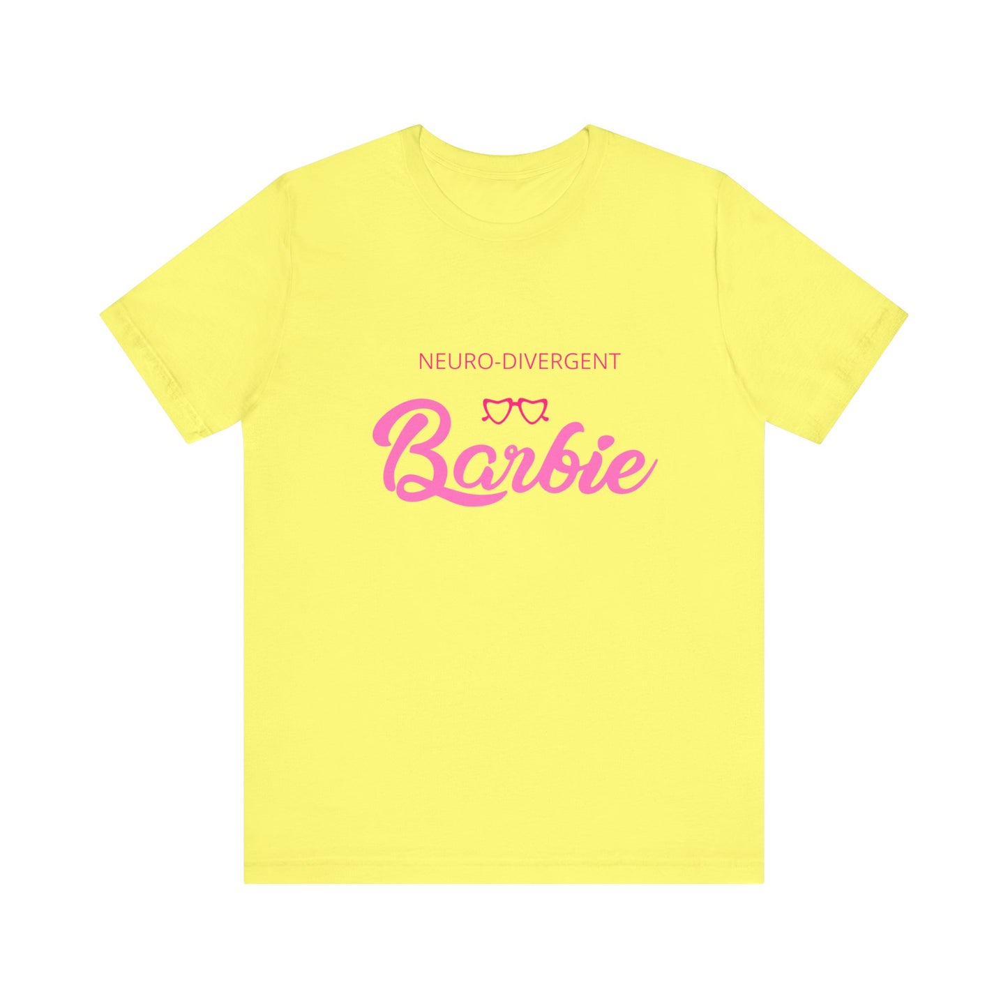 Neurodivergent Barbie Unisex Jersey Short Sleeve Tee