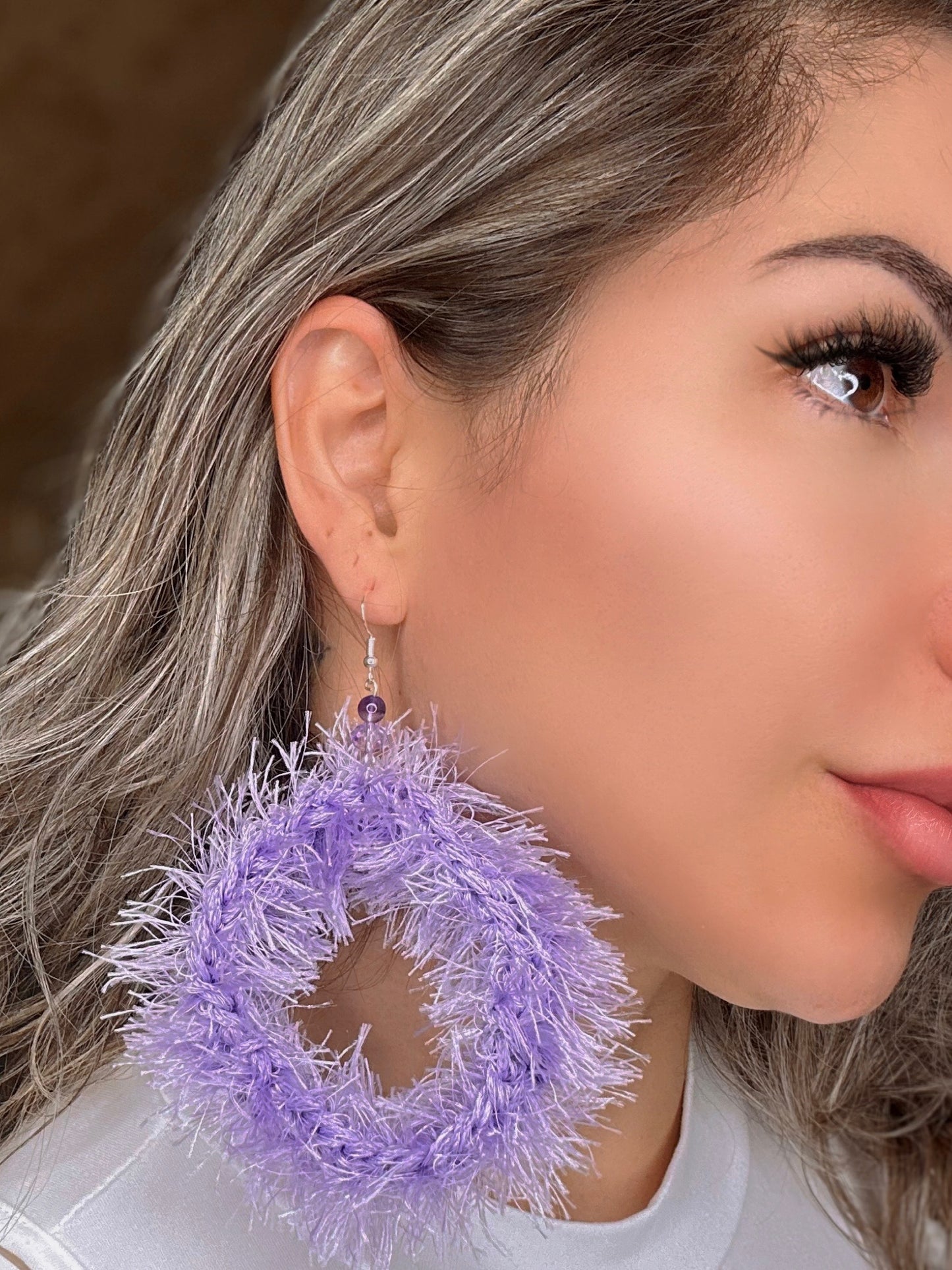 Circular Logic Earrings—Custom Color