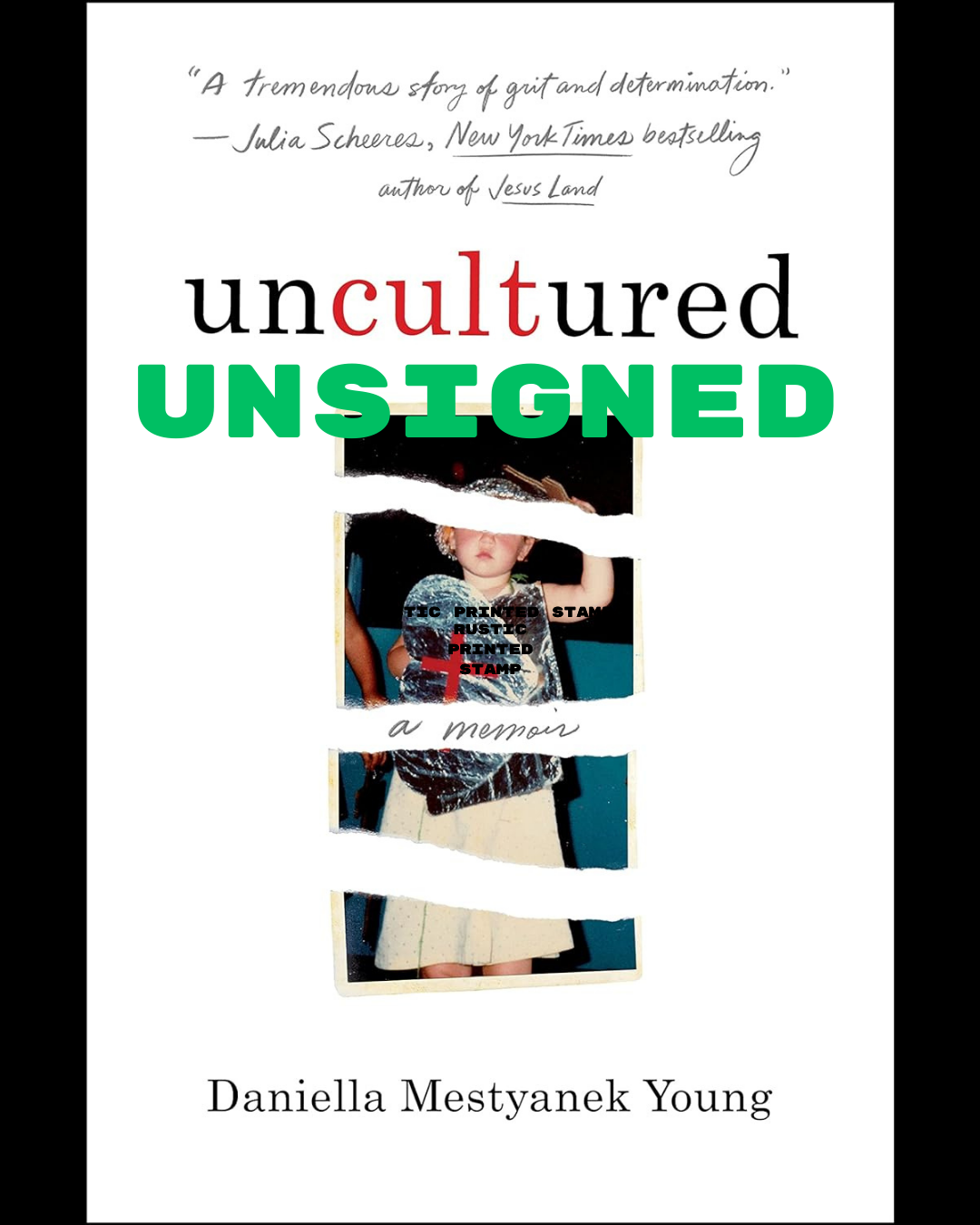 Uncultured Book UNSIGNED