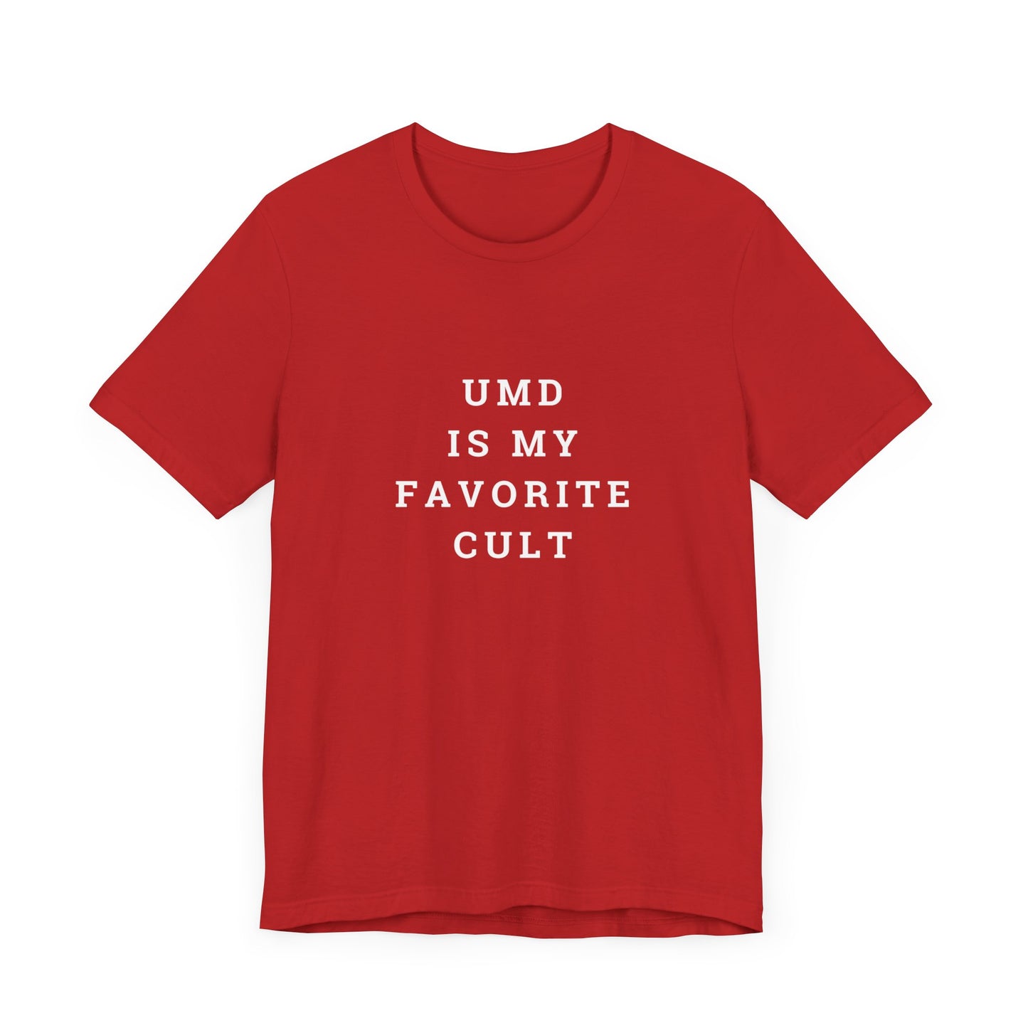 UMD is my Favorite Cult Unisex Jersey Short Sleeve Tee