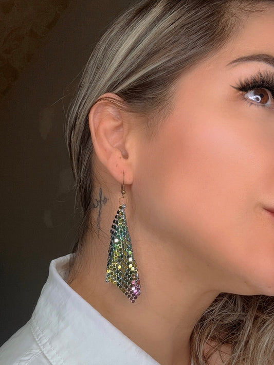 Mermaid Tail Earrings: Dragonscale